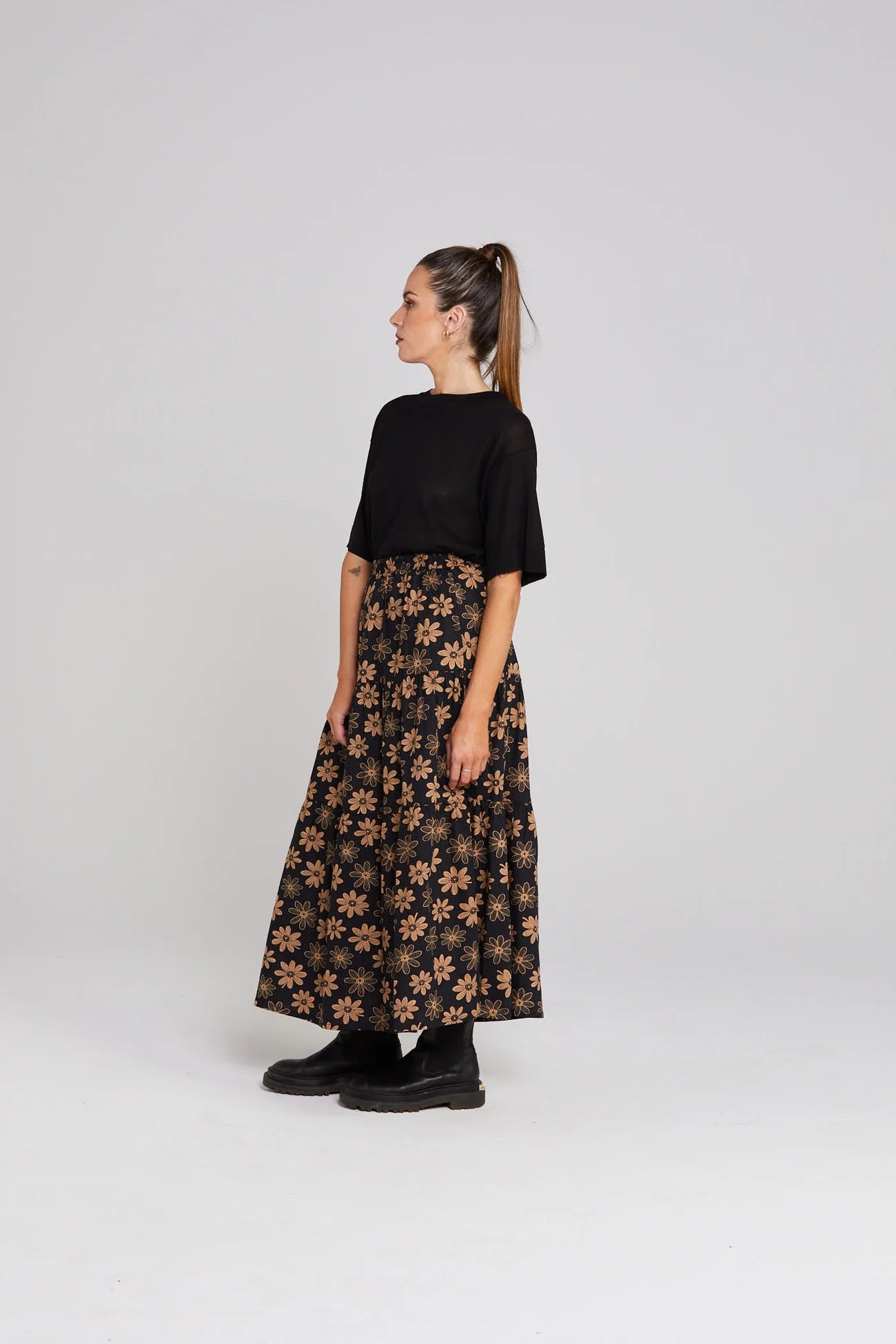 Thing Thing Karla Skirt - Winter Petal - Stencil