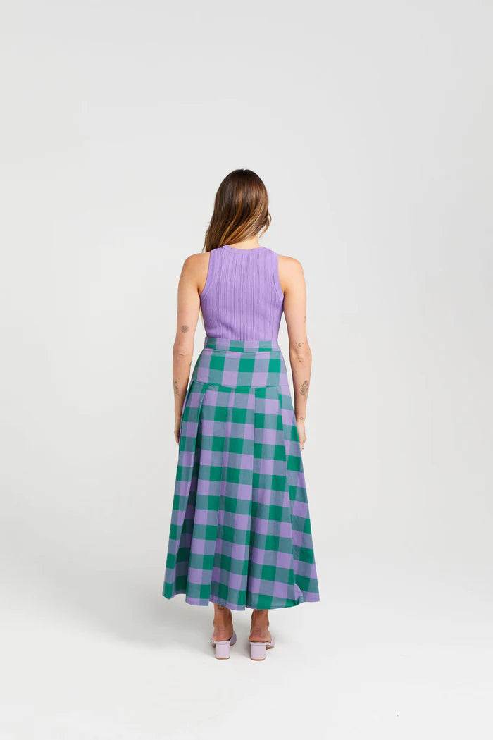 Thing Thing Cheerfully Skirt - Grape Malachite