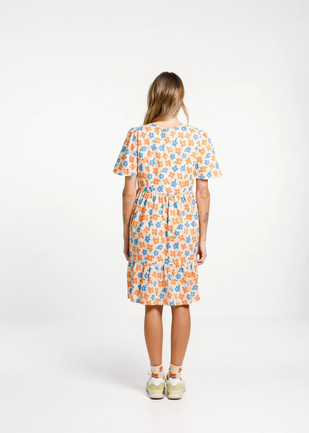 Thing Thing Happy Times Dress Marigold - Stencil