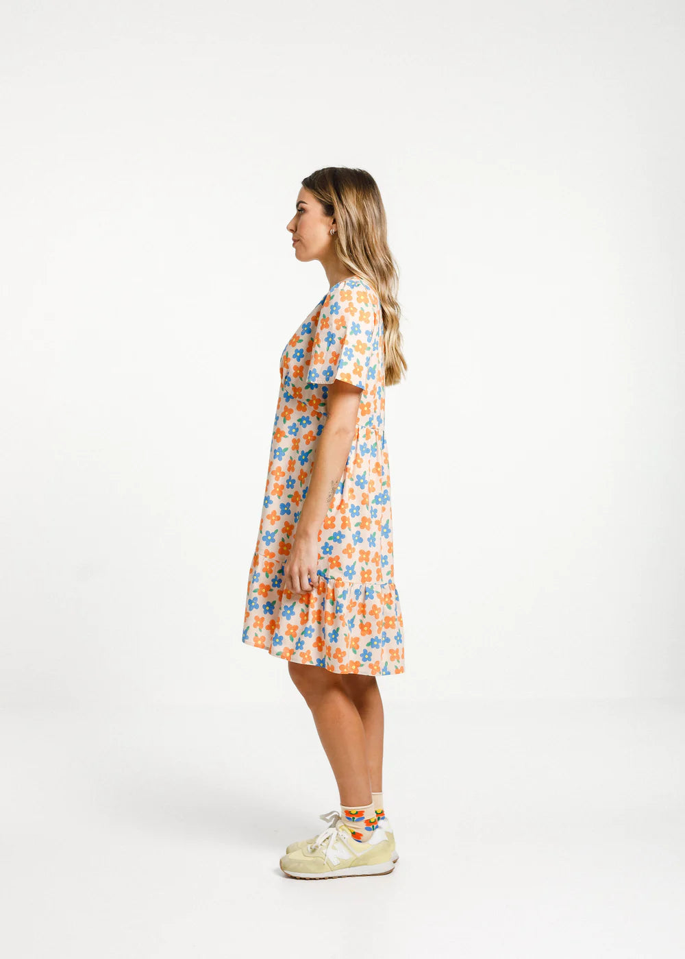 Thing Thing Happy Times Dress Marigold - Stencil