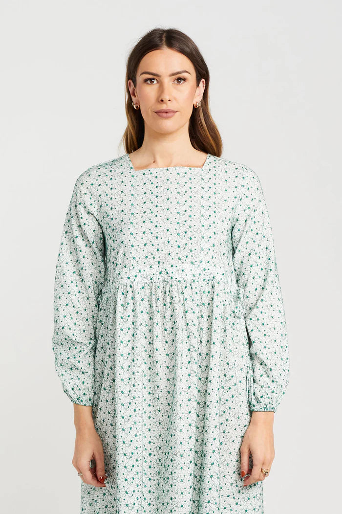 Thing Thing Nellie Dress - Malachite Bloom