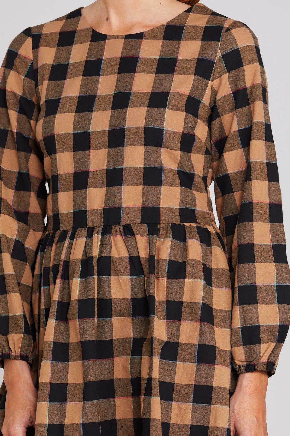 Thing Thing Pippo Dress - Cocoa Check