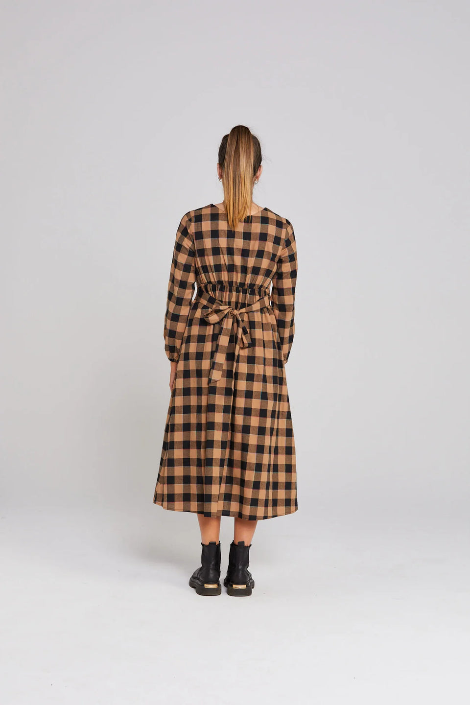 Thing Thing Pippo Dress - Cocoa Check