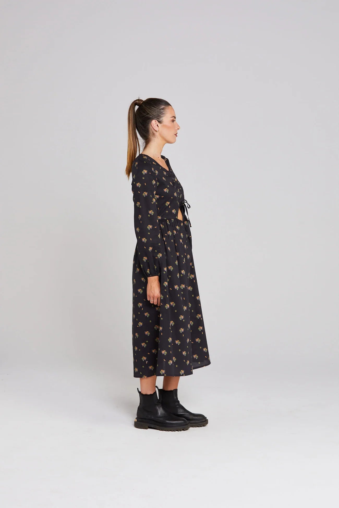 Thing Thing Peppi Dress - Petal - Stencil