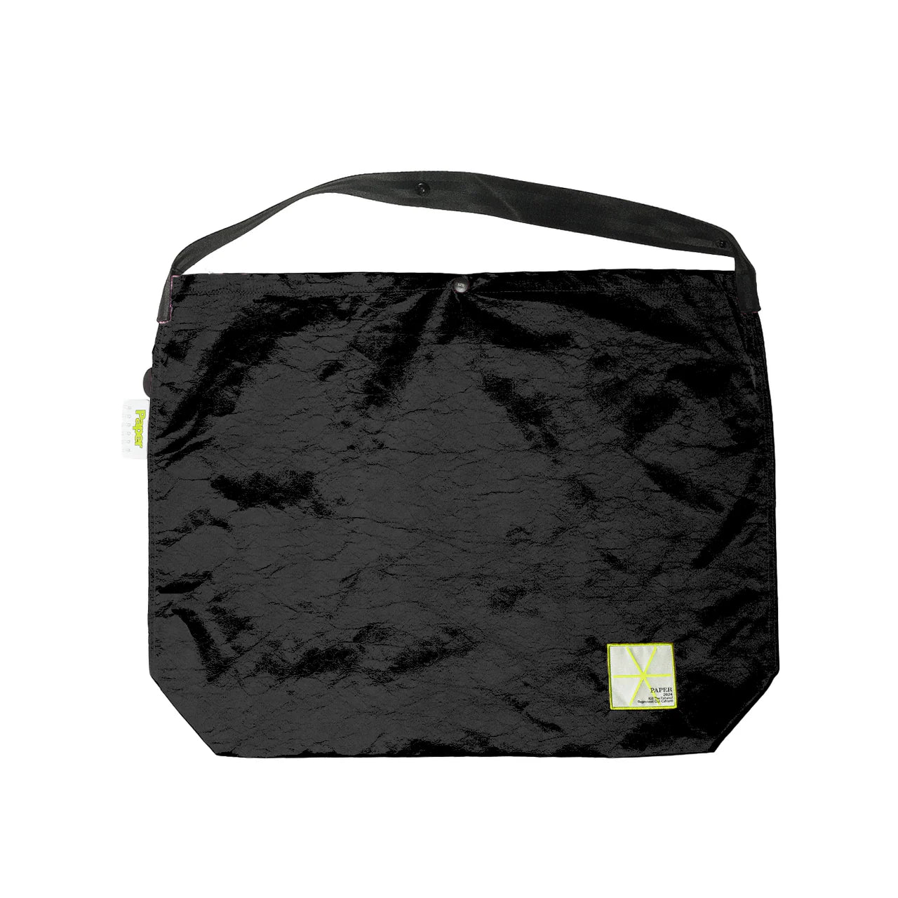 Paper Tyvek Tote Bag - Black