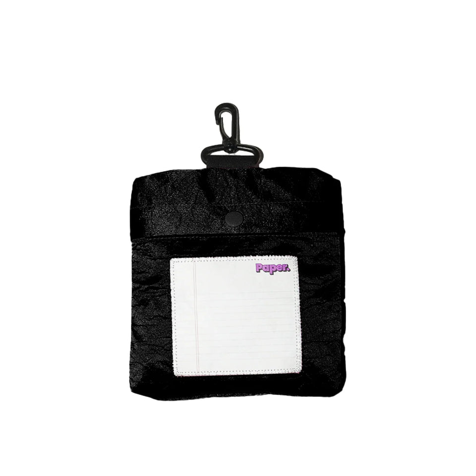 Paper Tyvek Tote Bag - Black