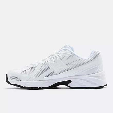 New Balance 740 - NB White with Black - Stencil