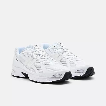 New Balance 740 - NB White with Black - Stencil