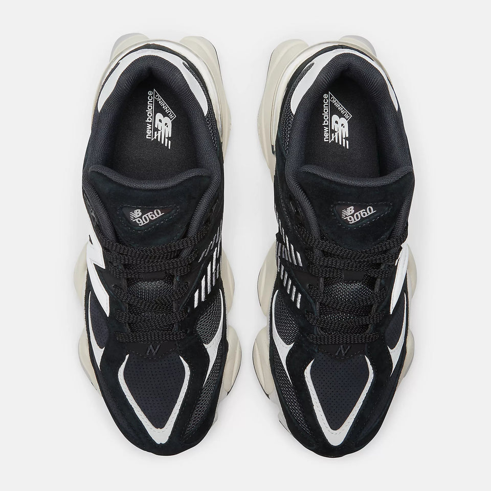 New Balance 9060 - Black with Blacktop and White
