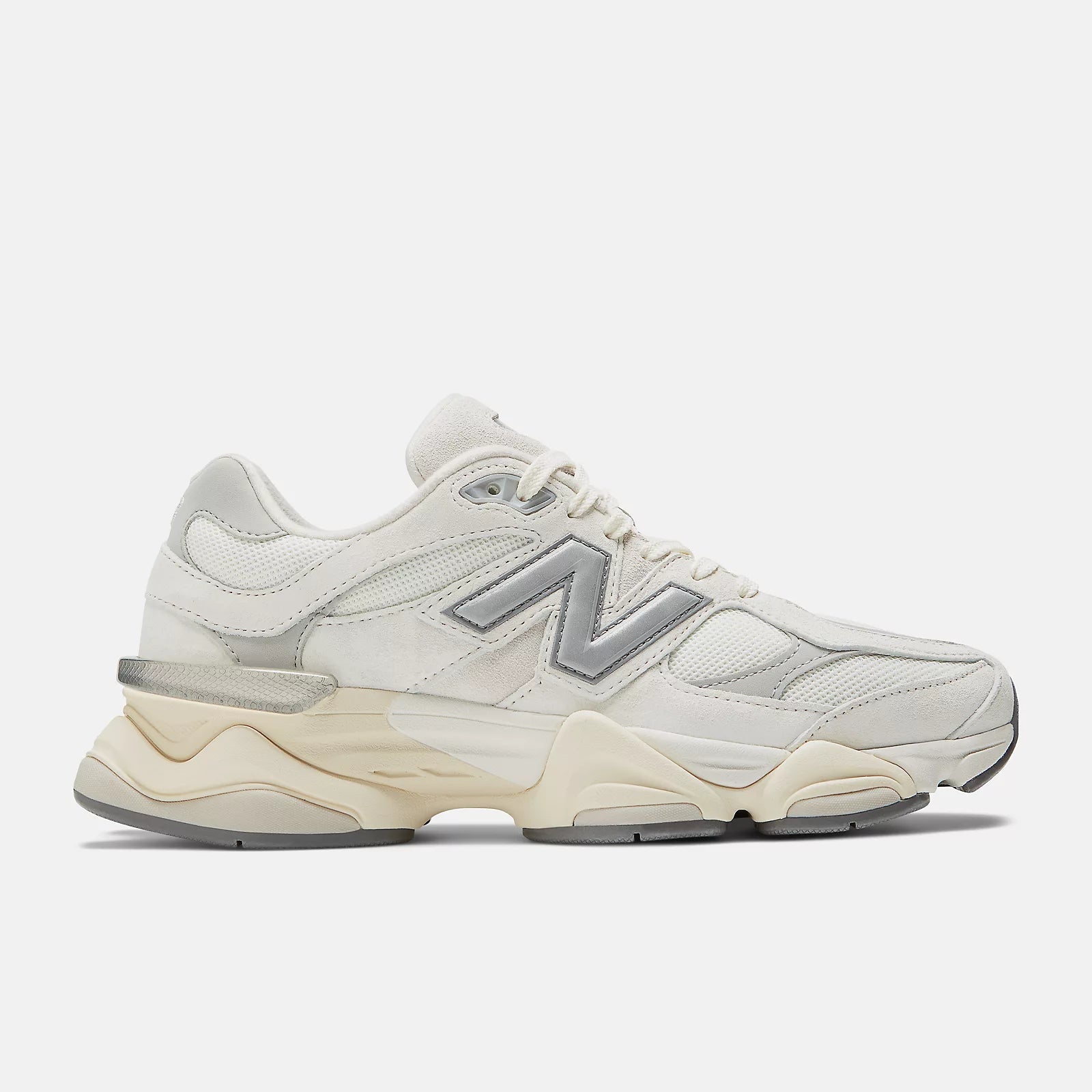 New Balance 9060 - Sea Salt with Concrete and Silver Metallic