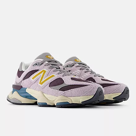 New Balance 9060 Taro with Plum Brown and Butterscotch - Stencil