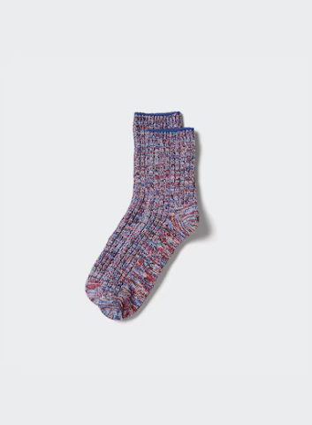 Uniqlo Melange Half Sock - 17 Red