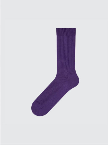 Uniqlo Colorful 50 Sock - 76 Purple