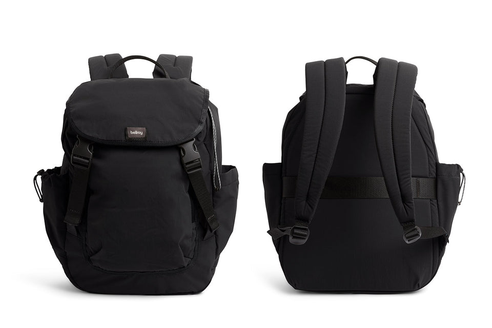 Bellroy Cinch Backpack 20L - Black - Stencil