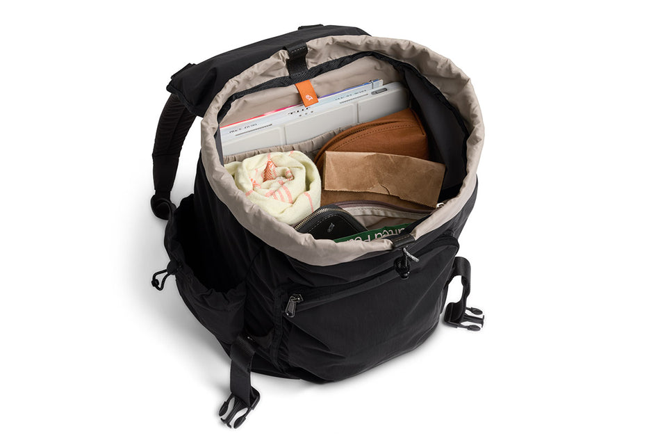 Bellroy Cinch Backpack 20L - Black - Stencil