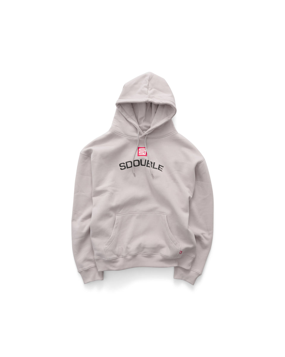 S-Double Cities Fleece Hood - Ice Grey
