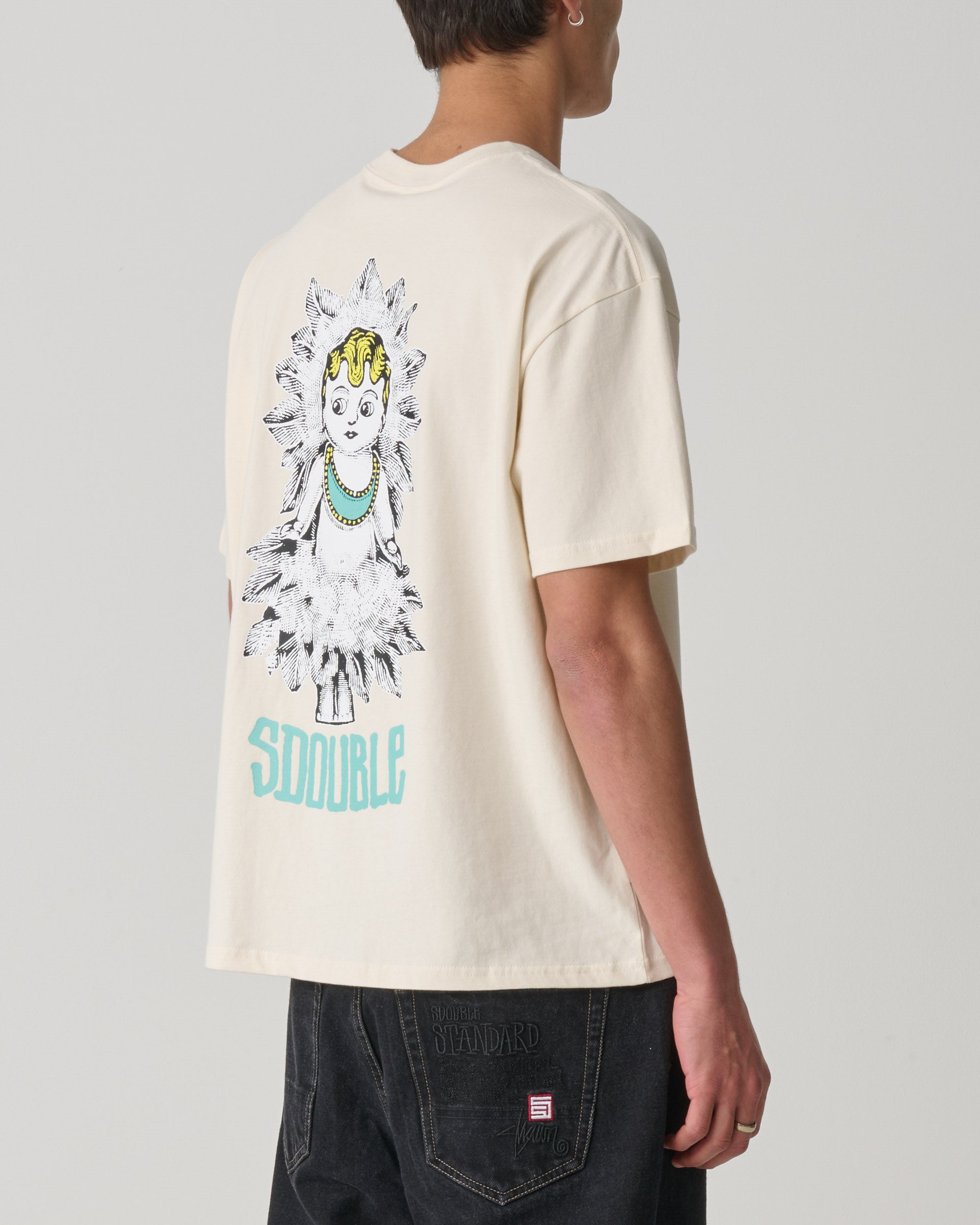 S-Double Voodoo Doll SS Tee - Unbleached - Stencil