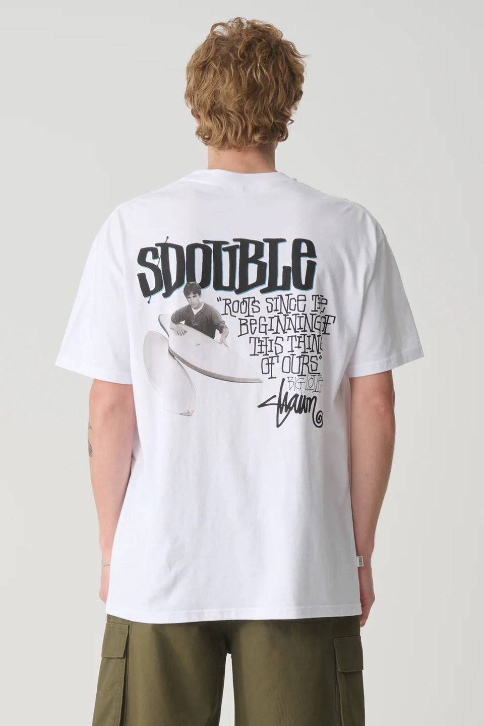 S-Double Pintails Tee - White