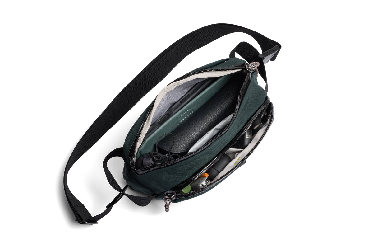 Bellroy Venture Ready Sling 2.5L - Deep Ocean - Stencil