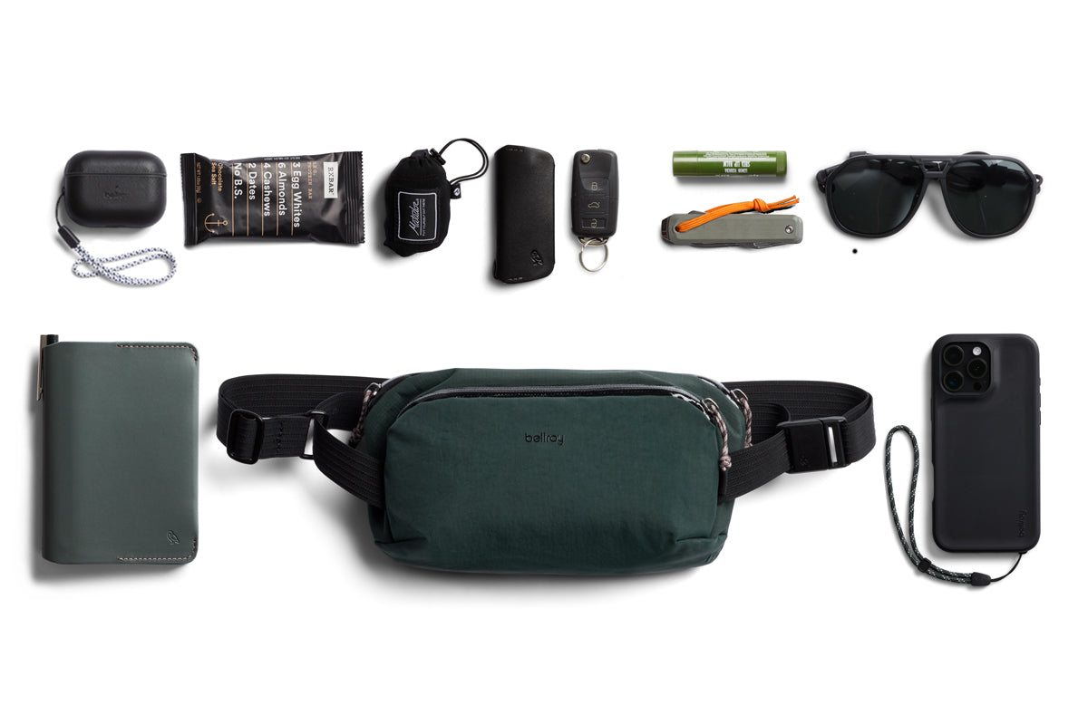 Bellroy Venture Ready Sling 2.5L - Deep Ocean - Stencil