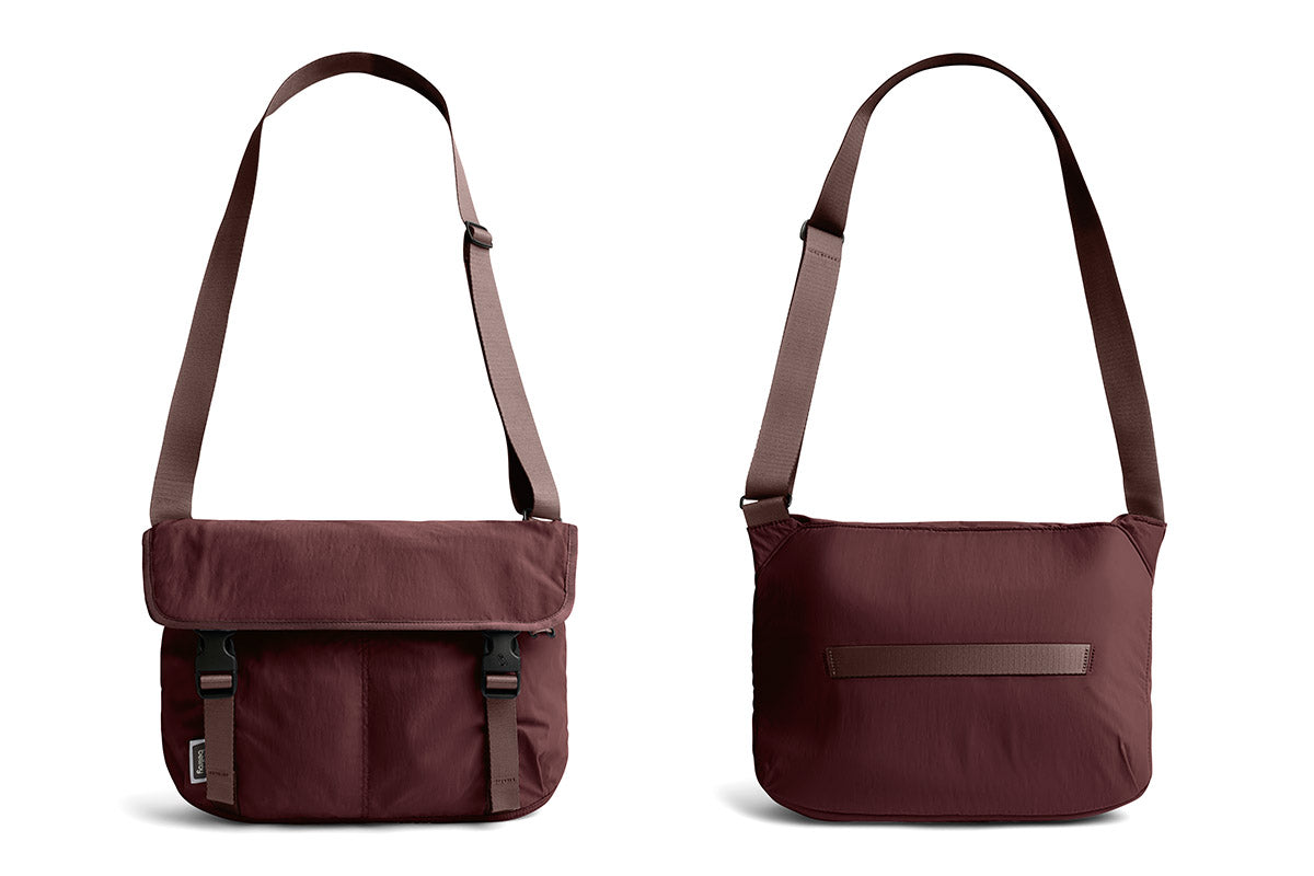 Bellroy Cinch Messenger - Burgundy - Stencil
