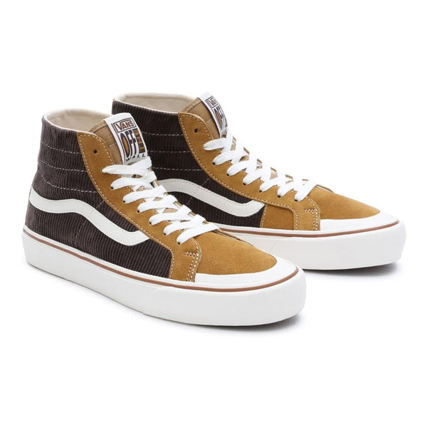 Vans Sk8 Hi 138 Decon Vr3 Sf Salt Wash Corduroy Mustard Stencil
