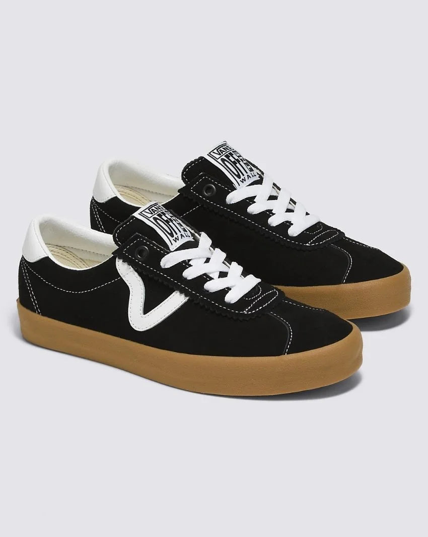 Vans Sport Low Black/Gum - Stencil