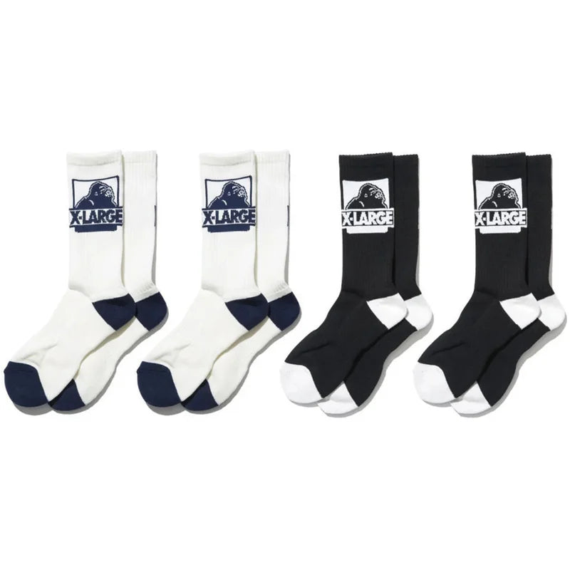 XLARGE Classic OG Socks 4 Pack - Assorted