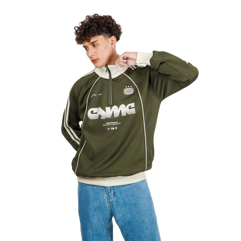 Cosmic Yannick 1/4 Zip - Army