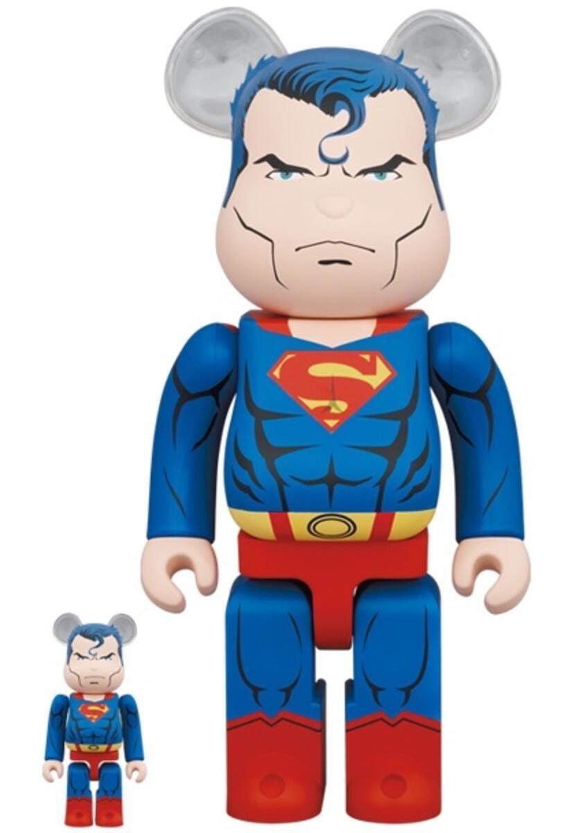 Medicom Bearbrick SUPERMAN (BATMAN: HUSH Ver.) 100％ & 400％
