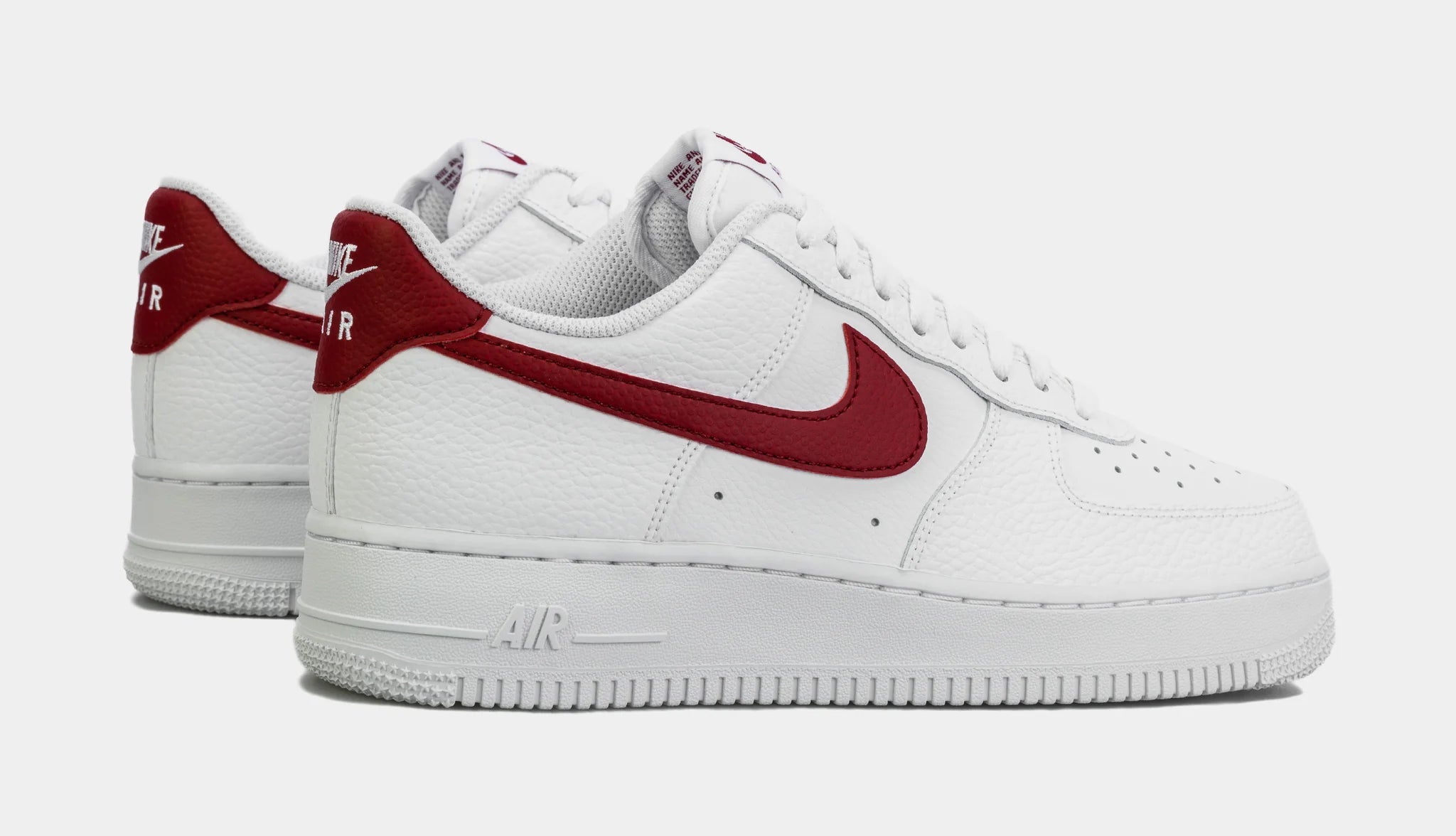 Nike Air Force 1 '07 - White / Team Red - Stencil