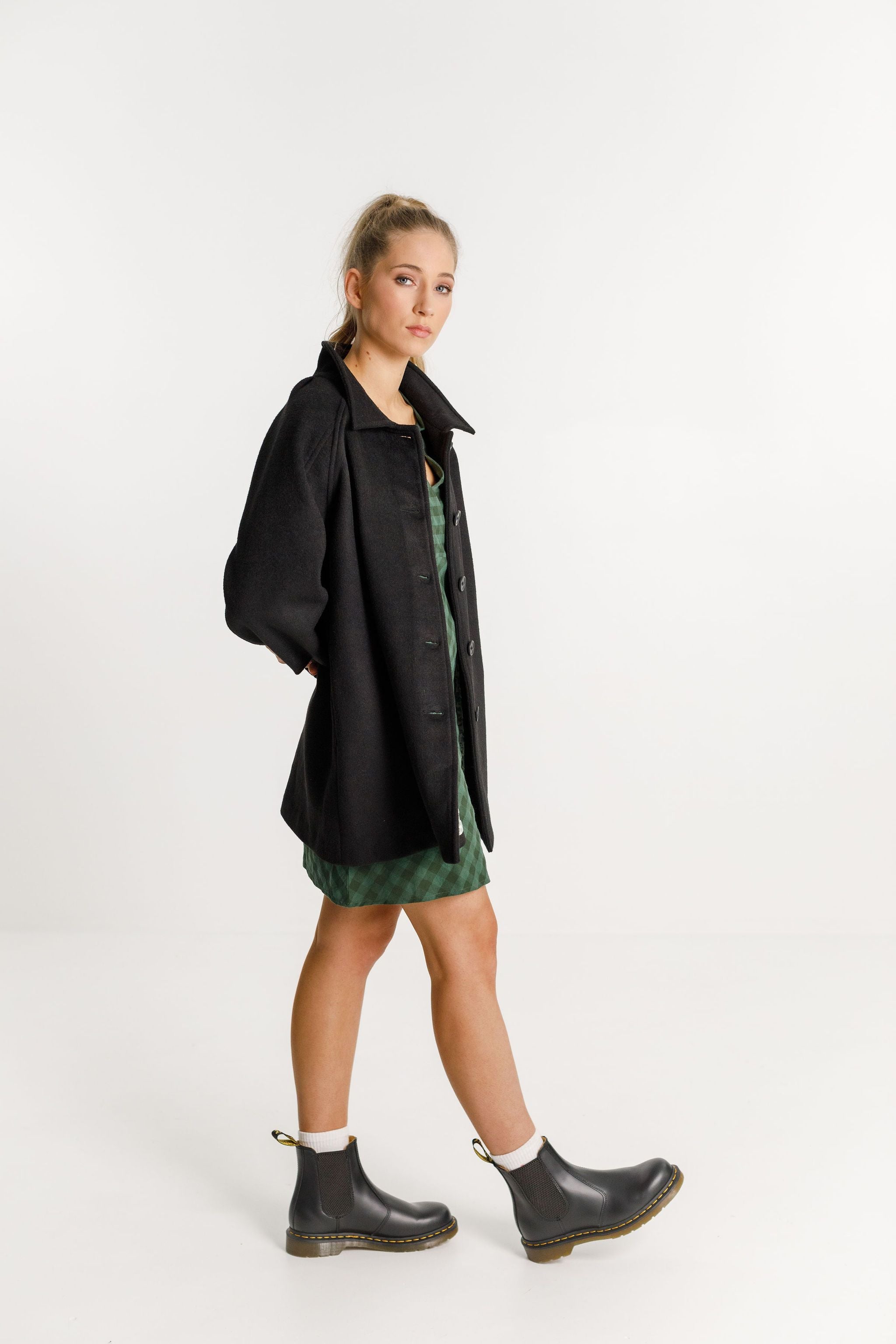 Thing Thing Fifi Coat Black - Stencil