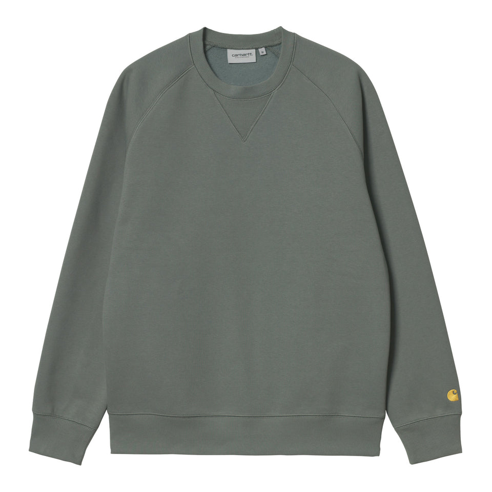 Carhartt Chase Sweat Thyme / Gold