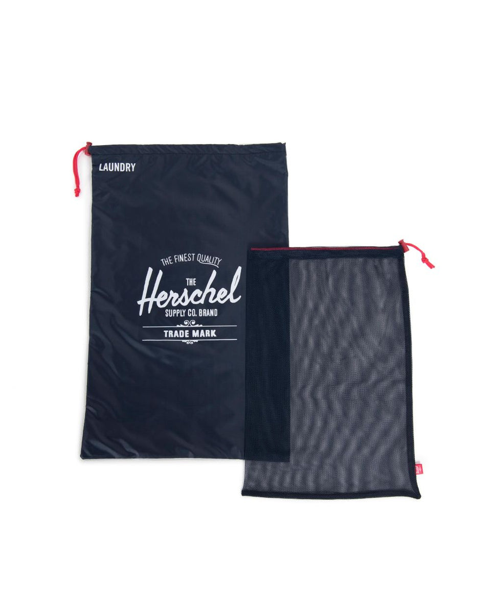 Herschel Laundry Bag Set Navy/Red - Stencil