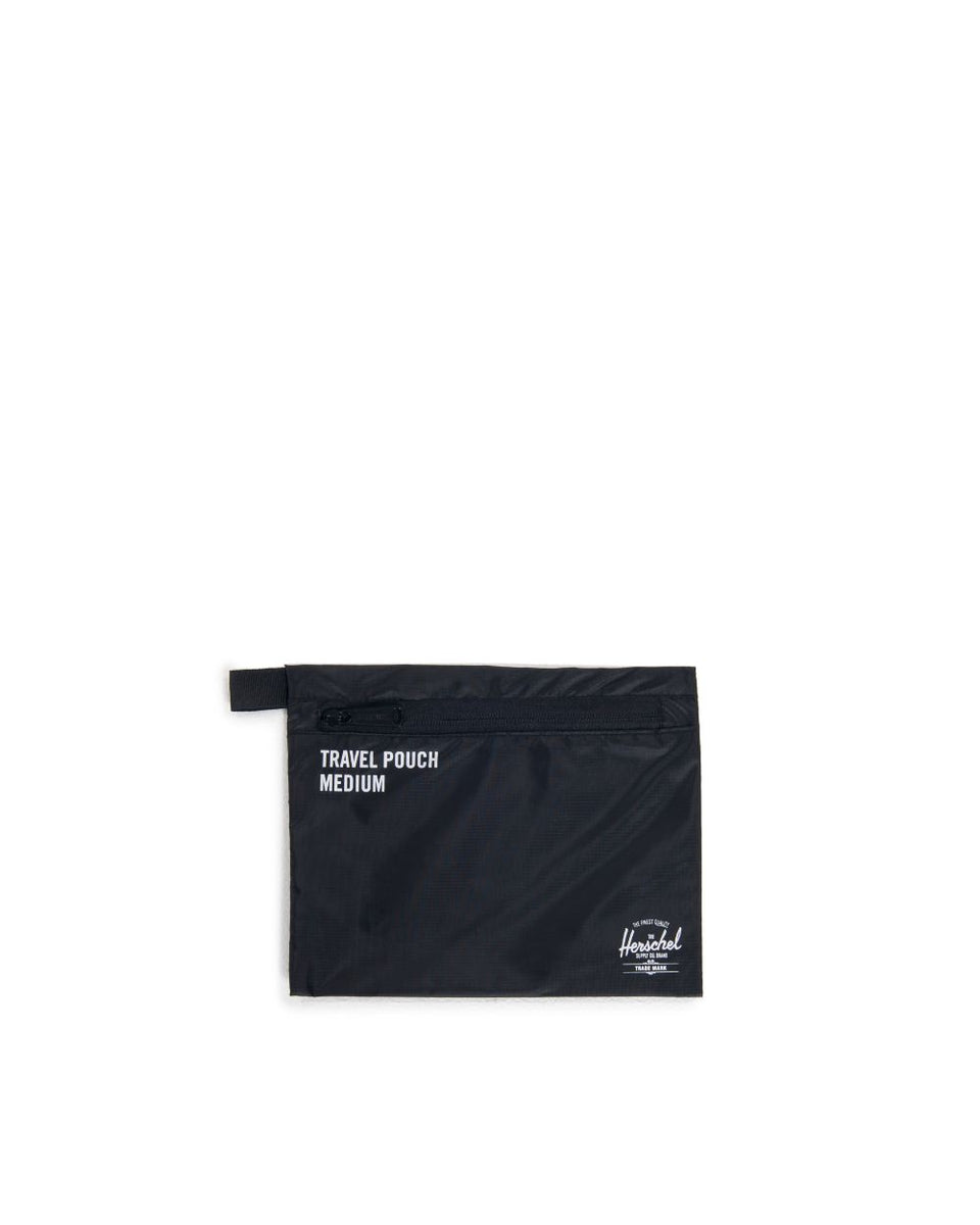 Herschel Travel Pouches Black - Stencil