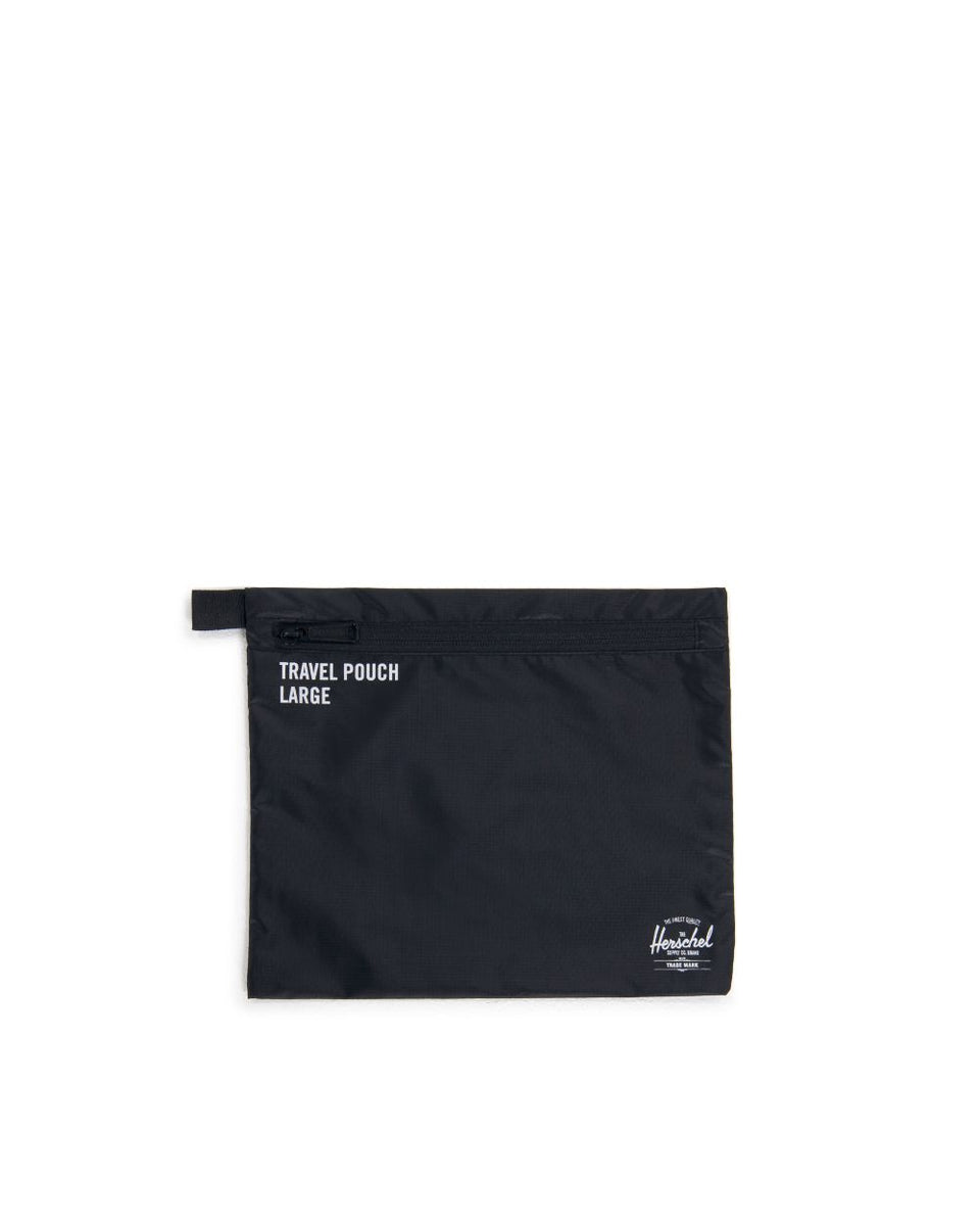 Herschel Travel Pouches Black - Stencil