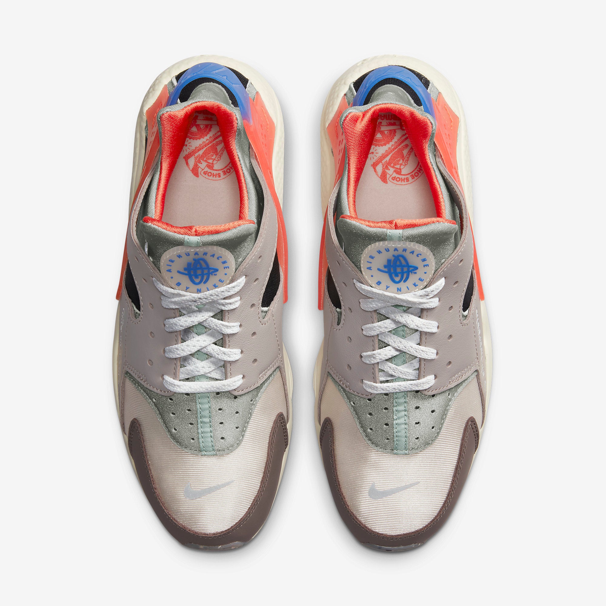 Nike Air Huarache PRM - Enigma Stone / Racer Blue