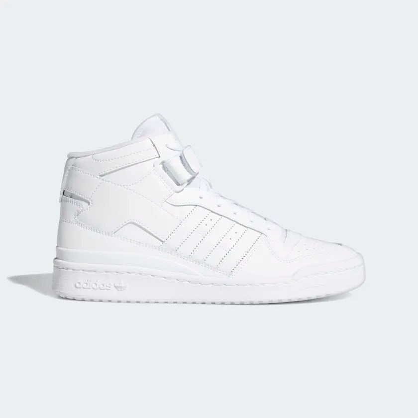 Adidas Forum Mid - Cloud White / Cloud White / Cloud White - Stencil