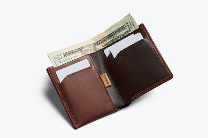 Bellroy Note Sleeve Wallet Cocoa - RFID - Stencil