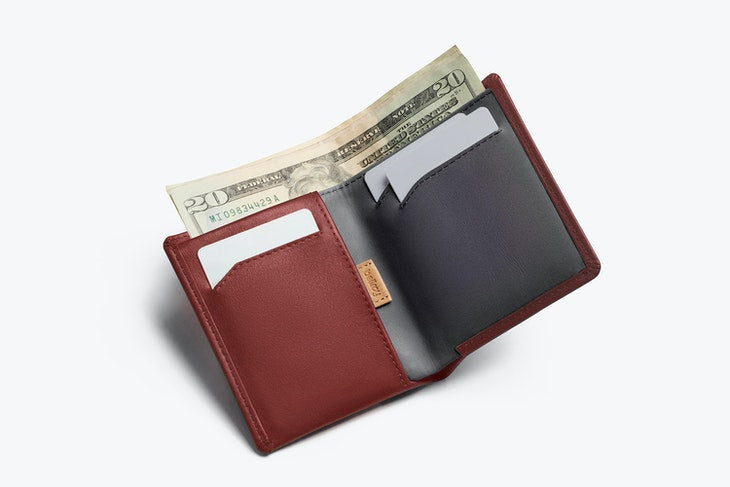 Bellroy Note Sleeve Wallet Red Earth - RFID - Stencil