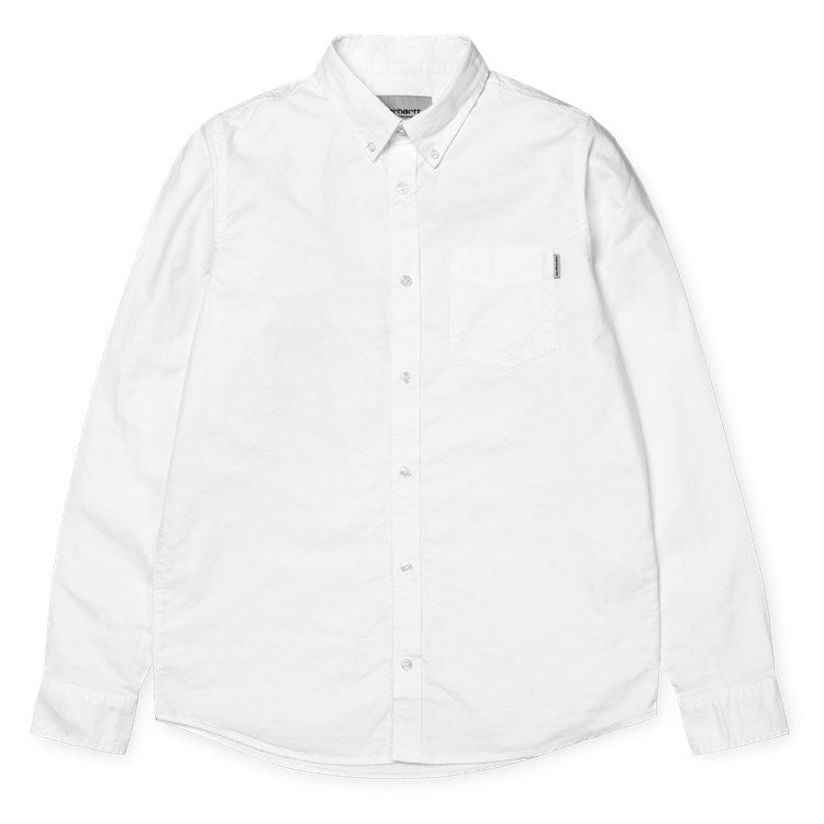 Carhartt L/S Button Down Pocket Shirt White