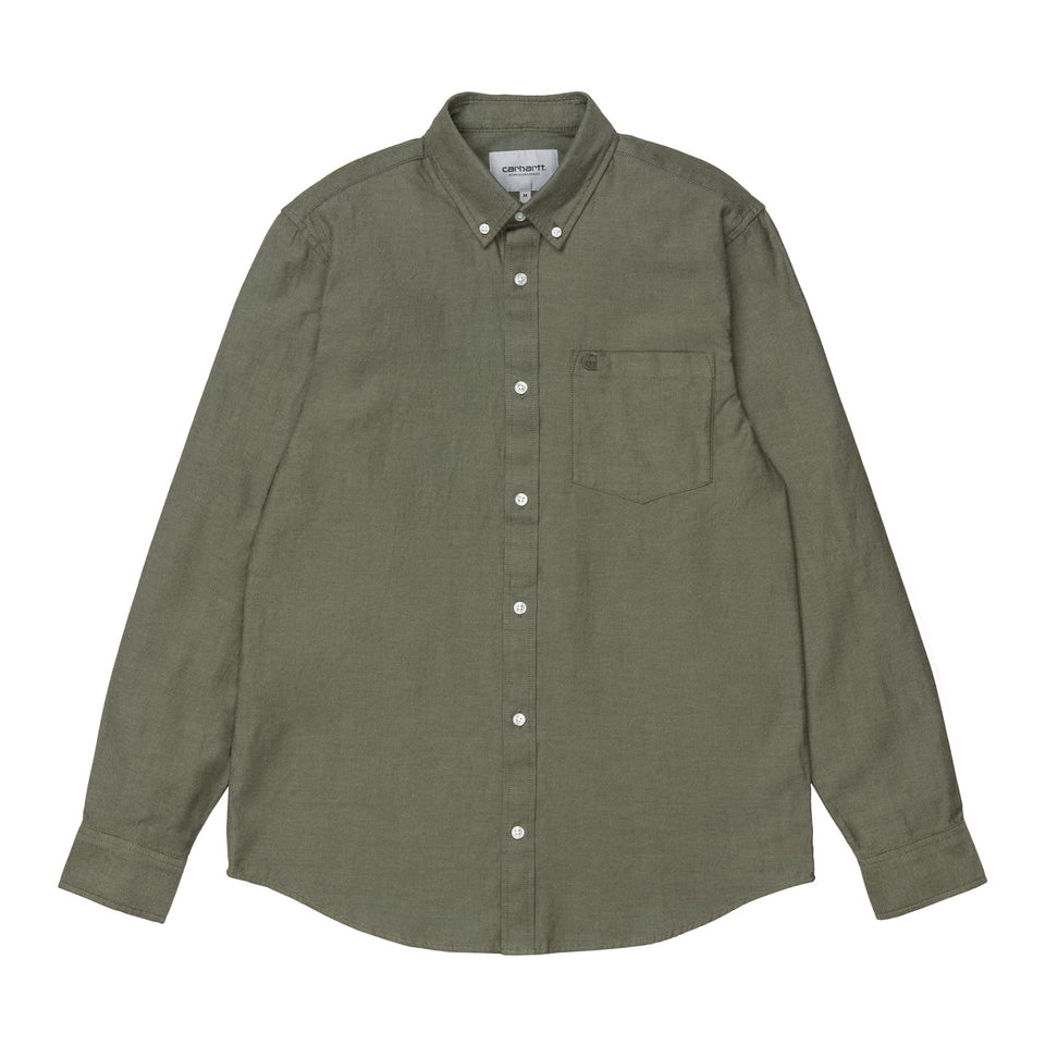 Carhartt L/S Dalton Shirt - Cypress Mineral Green