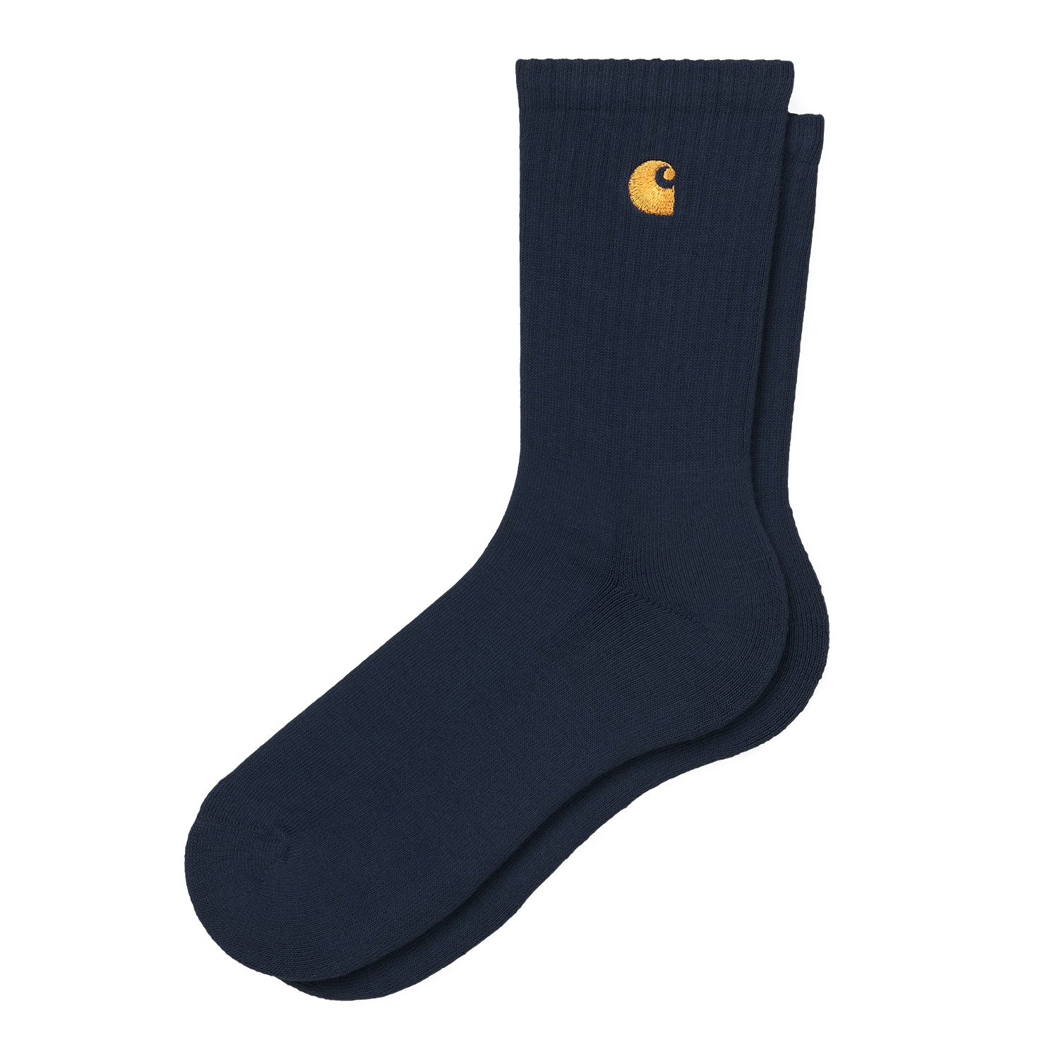 Carhartt Chase Socks - Dark Navy / Gold - Stencil