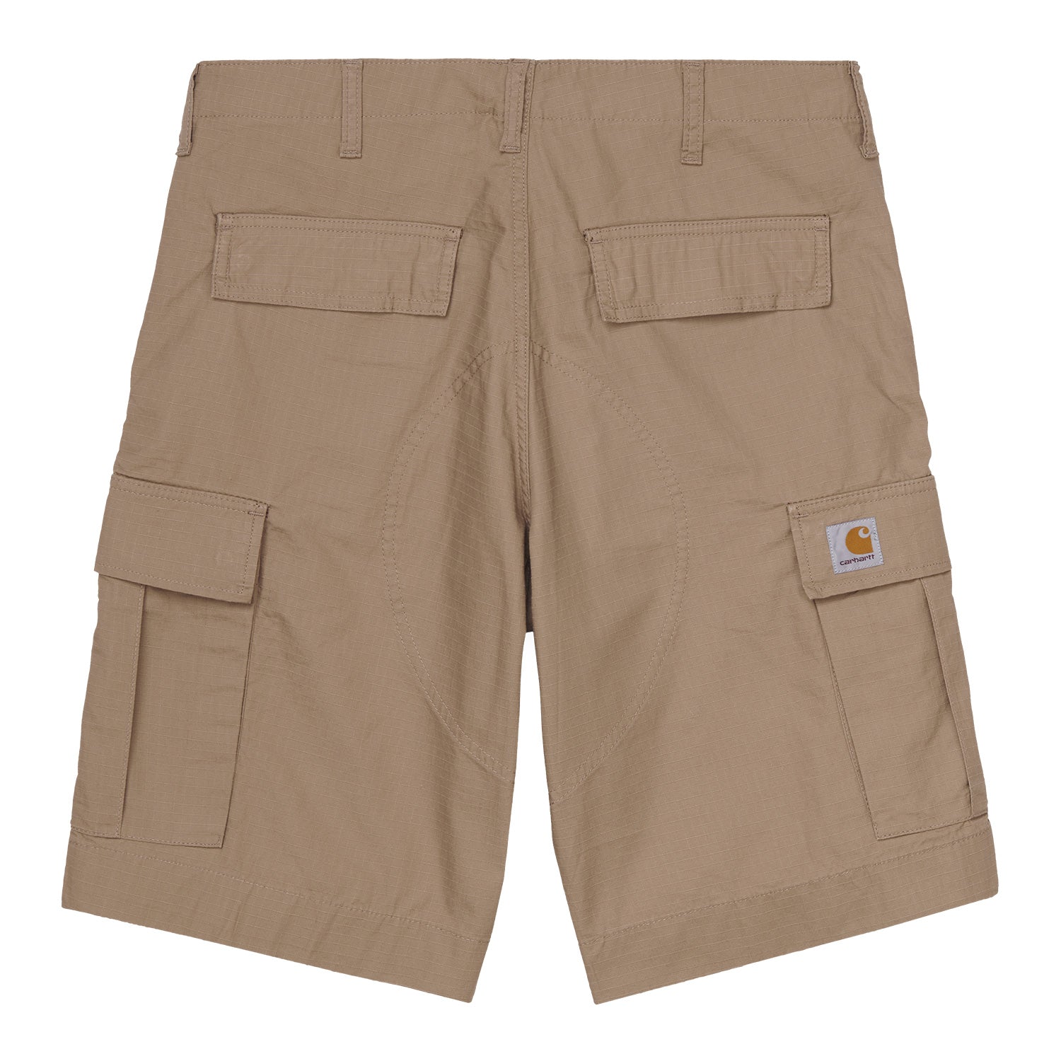 Carhartt Regular Cargo Shorts - Leather Rinsed - Stencil