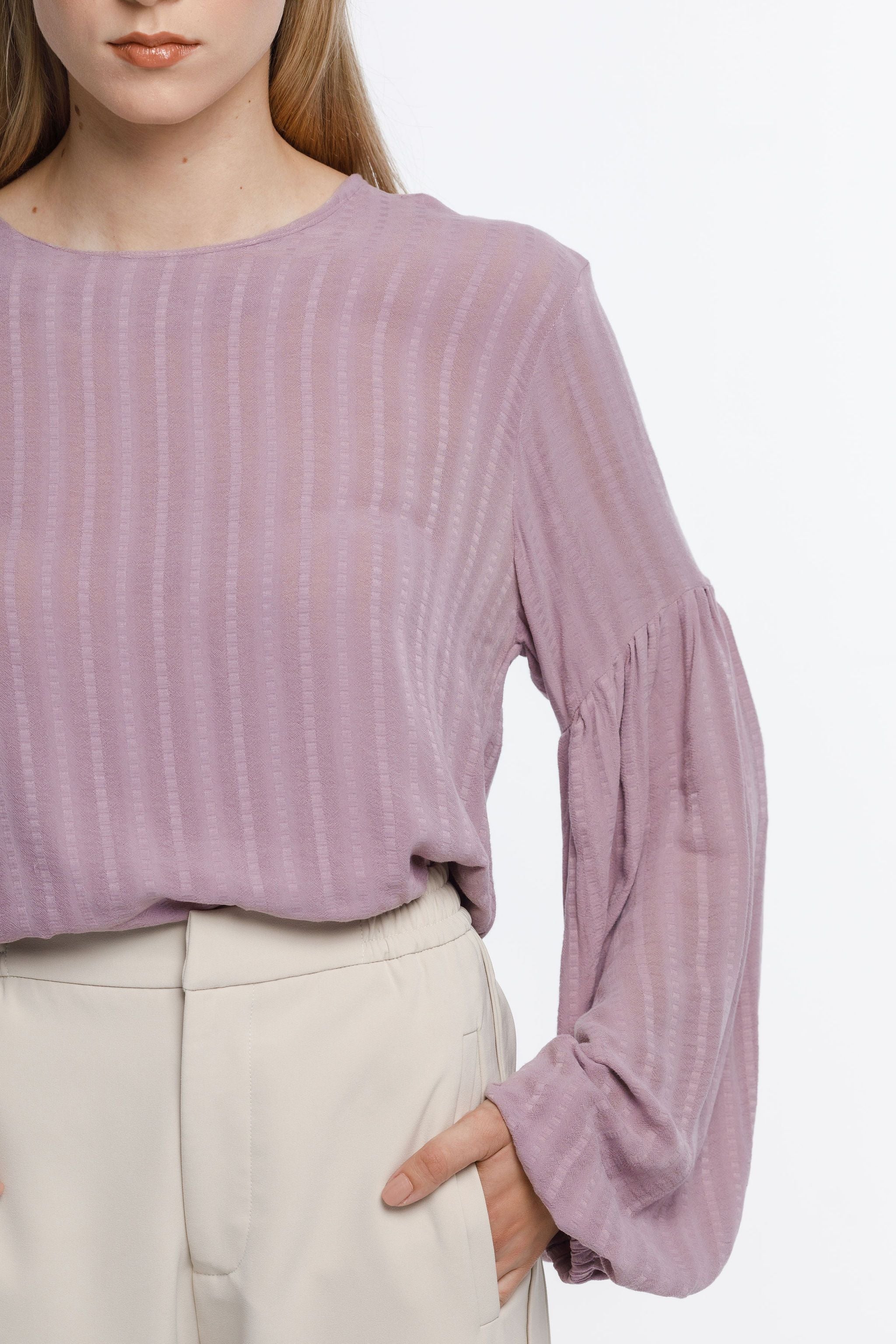 Thing Thing Wistful Top Mauve - Stencil