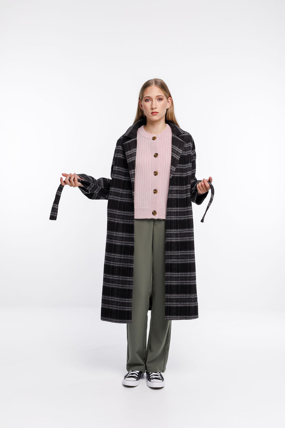 Thing Thing Clement Coat Black Check