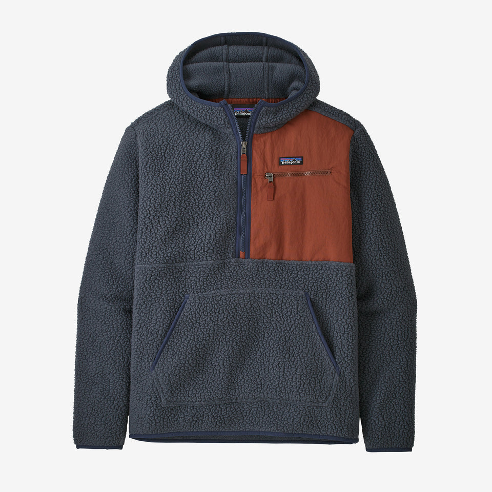 Patagonia Men's Retro Pile Pull Over - Smolder Blue