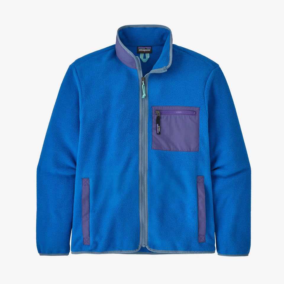 Patagonia Men s Synchilla Jacket Bayou Blue Stencil
