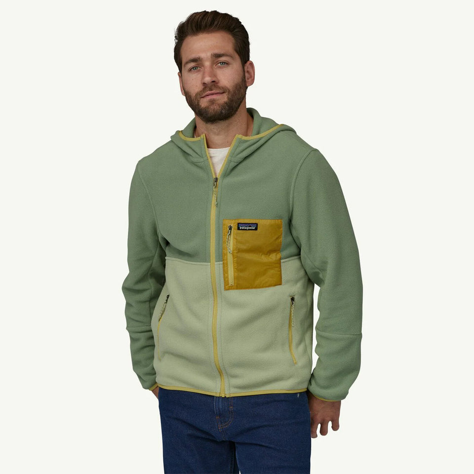 Green patagonia hoodie hotsell