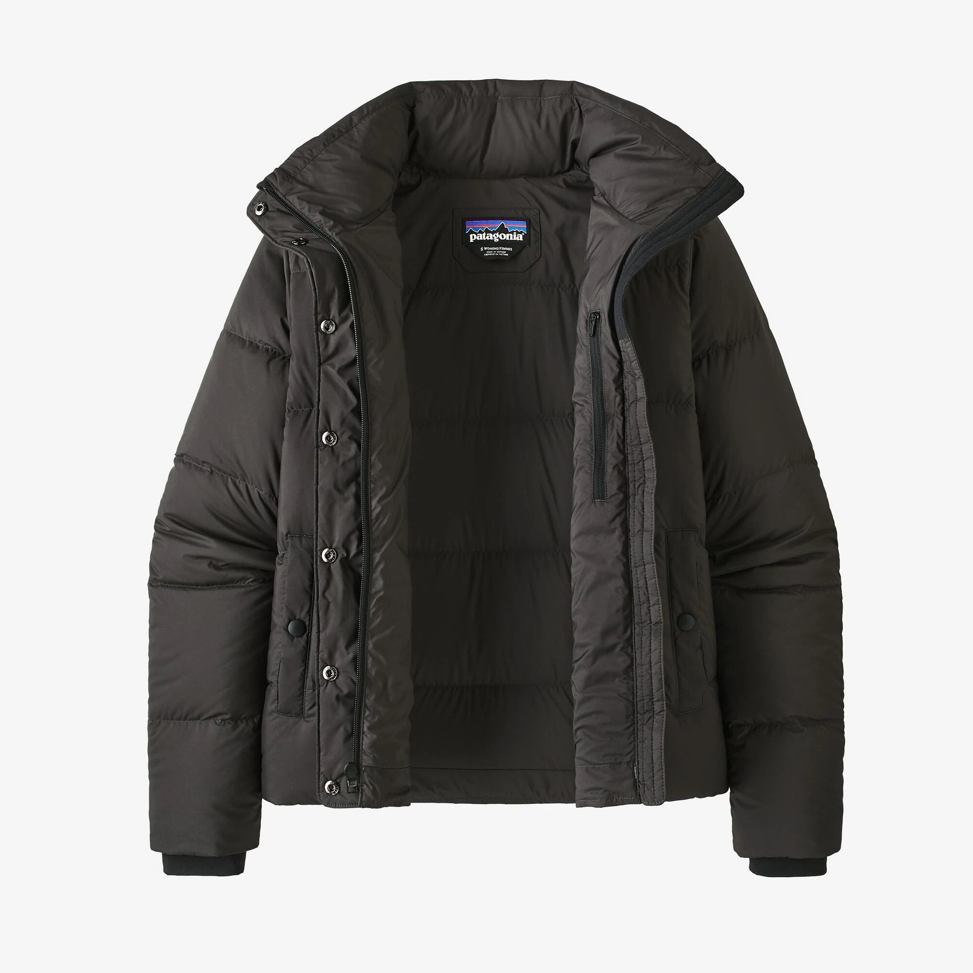 Patagonia W's Silent Down Jacket Black - Stencil